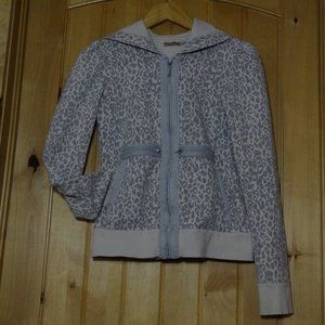 Juicy Couture leopard zip-up